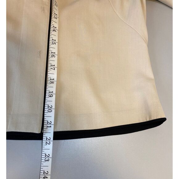 Banana Republic Skirt Set Women S/6 Beige Wool Blend Career Minimalist Lagenlook - Picture 10 of 16